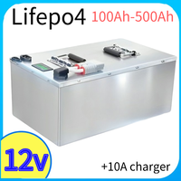 12V 100Ah 200Ah 250Ah 300Ah 350Ah 400Ah 500Ah Lifepo4 Battery for RV Motorhome Solar System Inverter