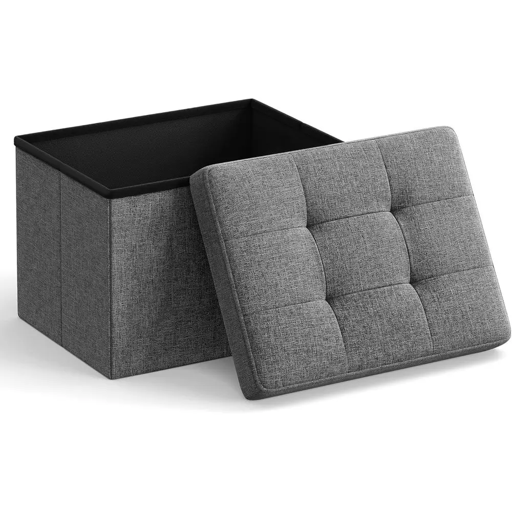 

Collection - Small olding Storage Ottoman, oot Rest Stool, 12.2 x 16.1 x 12.2 Inches, 286 lb Load acity, or Living Room, B