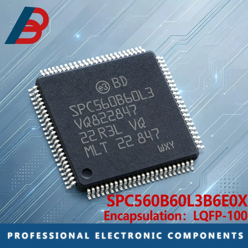 NEW SPC560B60L3 SPC560B60L3B6E0X. New Land Rover KVM fragile CPU chip. Package TQFP-100.