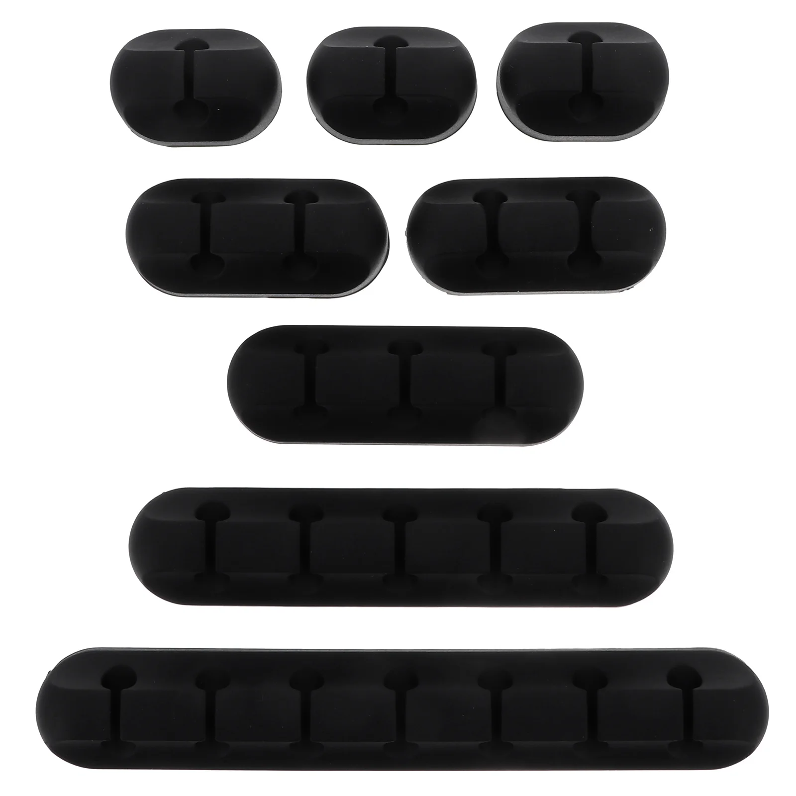 

8Pcs Cable Management Clips Eco Friendly Material Securely Hold Wires on Smooth Surfaces for Organizing Cable Management