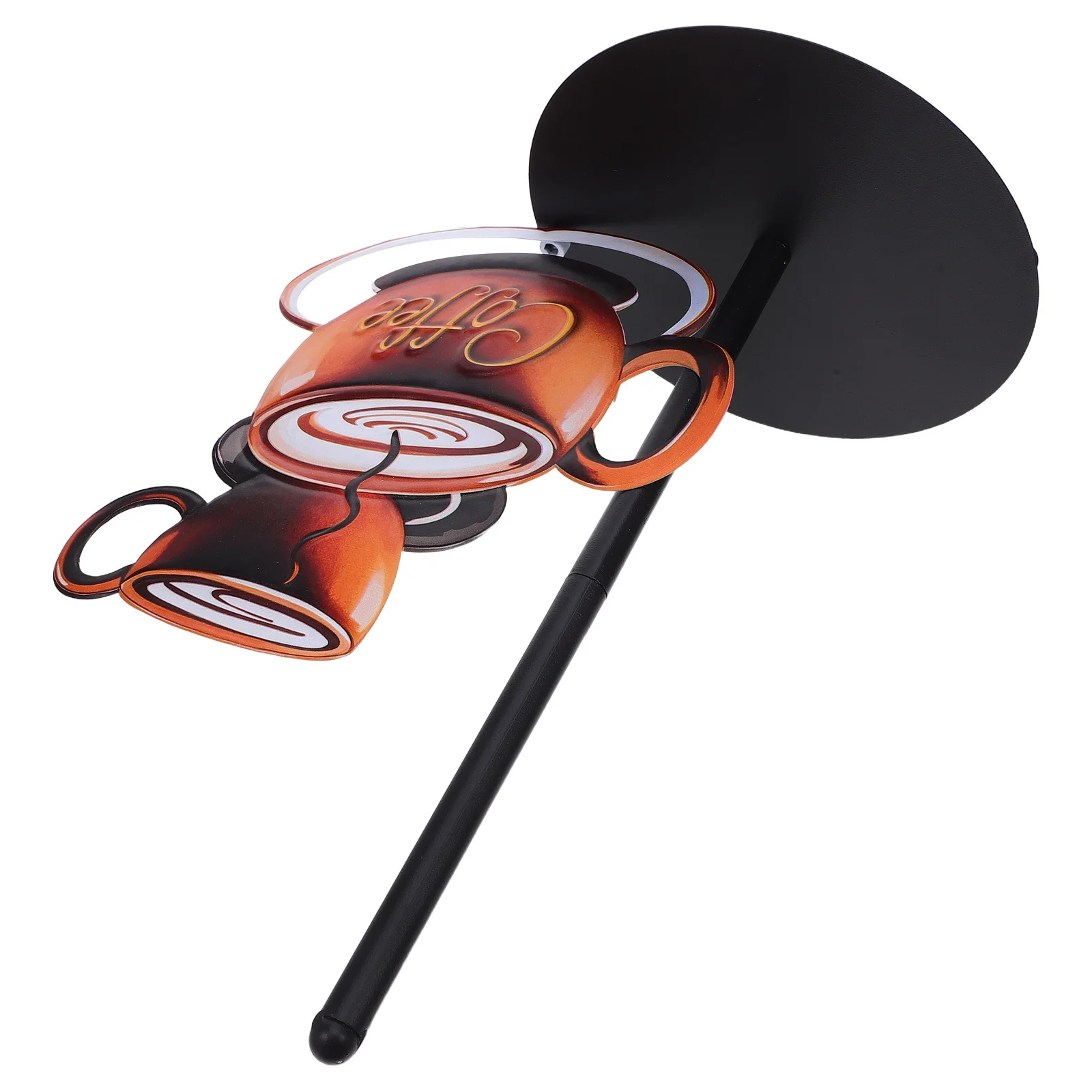 

Coffee Cup Paper Holder Vintage Iron Kitchen Towel Stand For Countertop Farmhouse Decor Coffee Lovers Paper Towel Holder