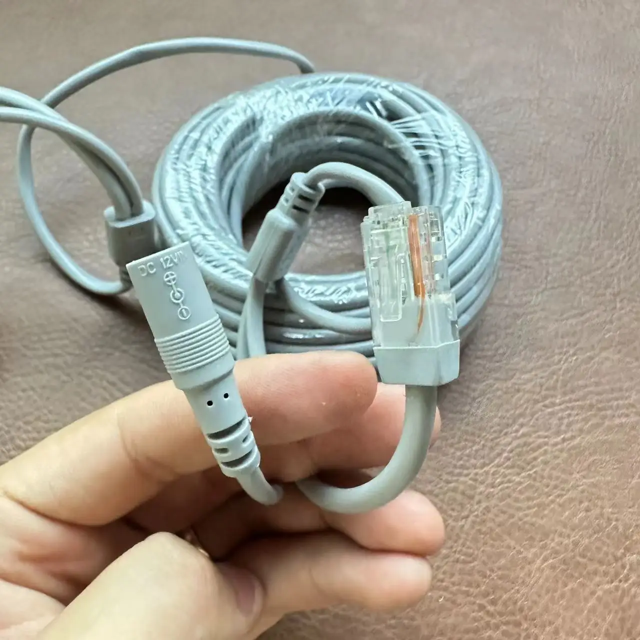 Network Cable With Power Supply Connector Two-in-one Etherent Cable Surveillance Camera Connection Cable Extension Cable RJ45+DC