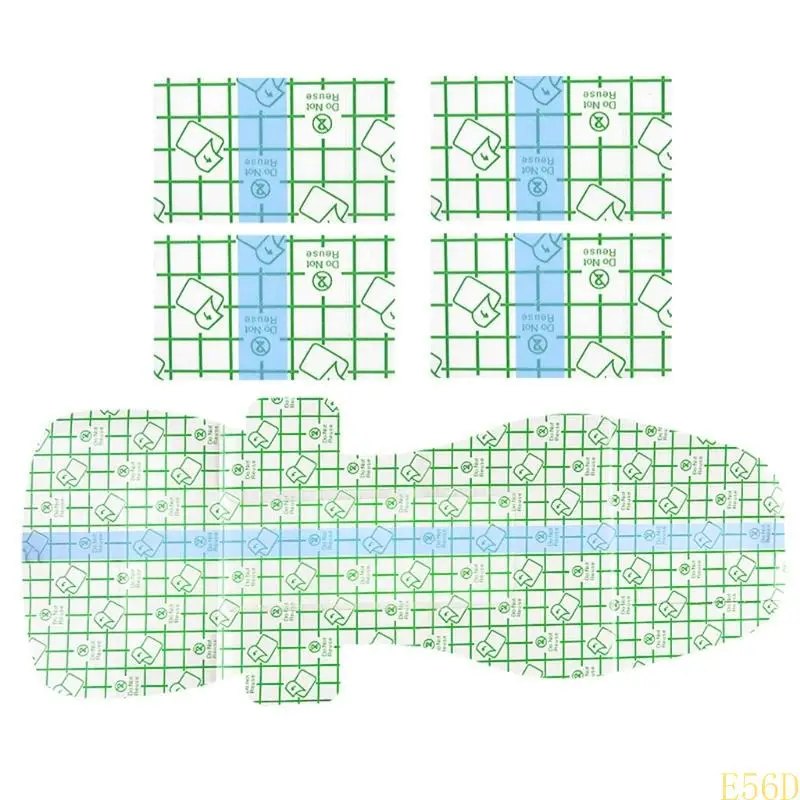 E56D Water Resistant Swim Sanitary Pad with Wing Swimming Sanitary Patches for Women Swimming Private Area Protectors Sticker