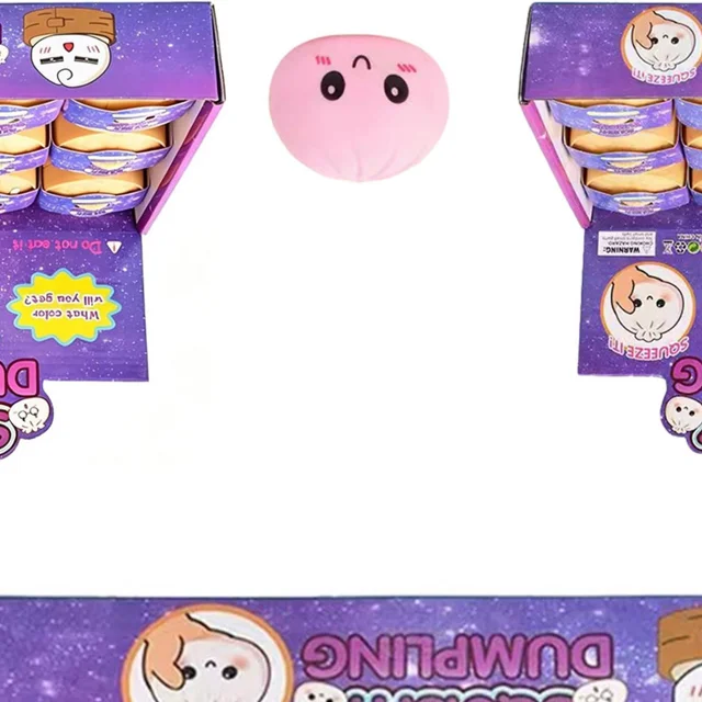 4-12pc-グリッターダンプリングスクイーズ-超レア-ゴールドグリッターダンプリング-感覚刺激用蒸し器-ソフト生地ボール-ストレス解消用-ランダムカラー