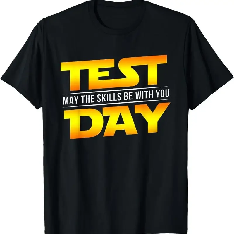 Test Day May The Skills Be With You Teacher Gift T-Shirt
