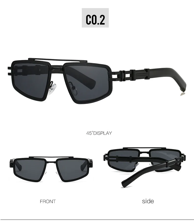 2026New Mann Frau Sonnenbrille Mode Vielseitig Trend Brillen Doppel Strahl Design Shades Outdoor Unisex UV400 Sunnies9626 – Detail 7