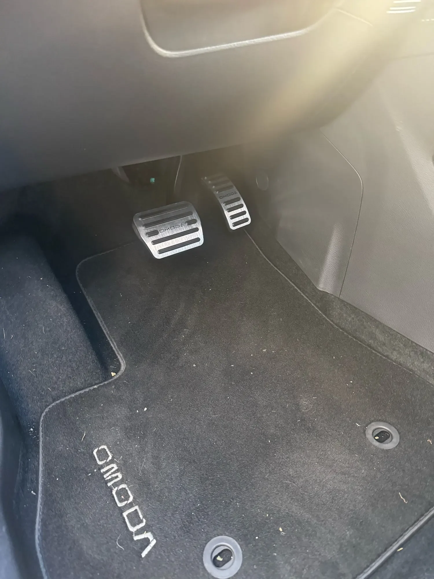 For Chery Omoda 5 C5 2021 2022 2023 2024 2025 Aluminum Alloy Accelerator Brake Pedal Cover Gas Fuel Non-Slip Pad Car Accessories