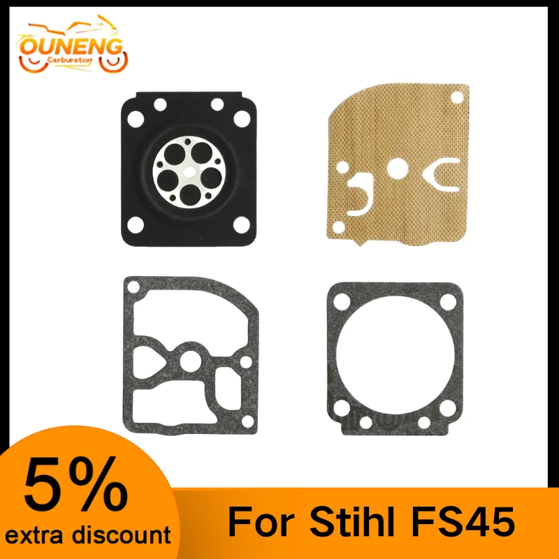 Lawn Mower Carburetor Repair Kits For Stihl FS85 FS75 FS36 FS40 FS44 FS45 FS55 FS75 KM55 FS80 RB-85 Zama C1Q