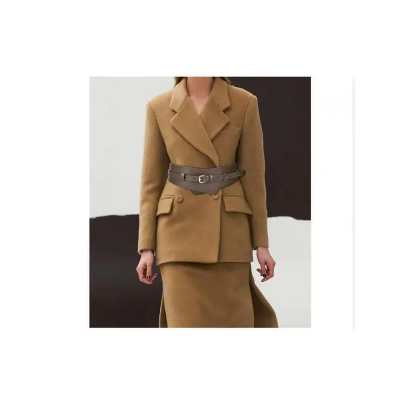 

83 см новый женский ремень, украшение, модное пальто в тон талии, дизайн, пряжка из натуральной воловьей кожи, оптовая продажа, широкий коричневый цвет, черный цвет