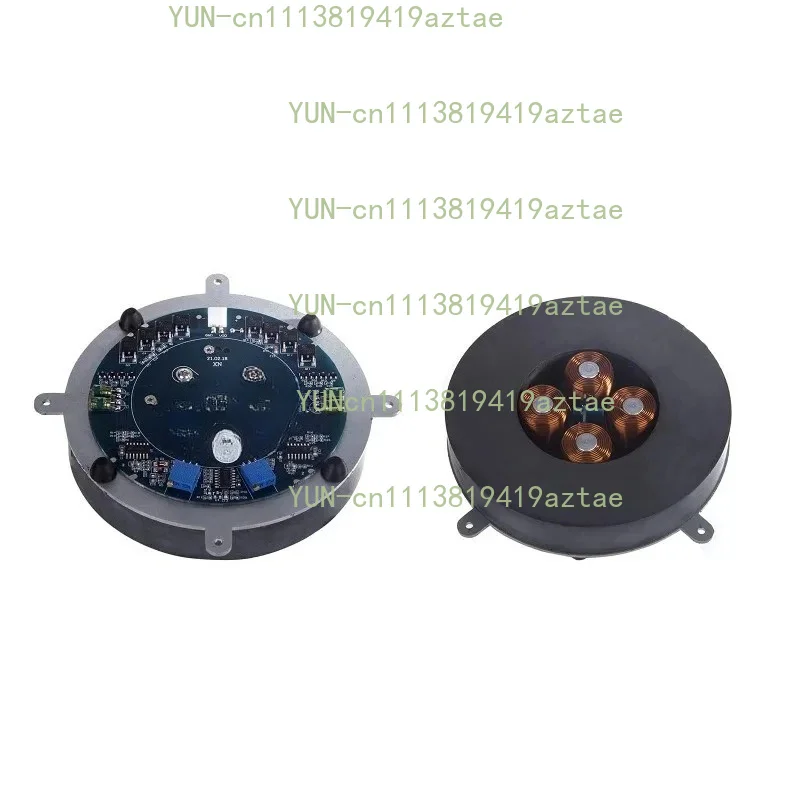 DIY Core Analog Circuit Magnetic Suspension With LED Power Levitating Display
