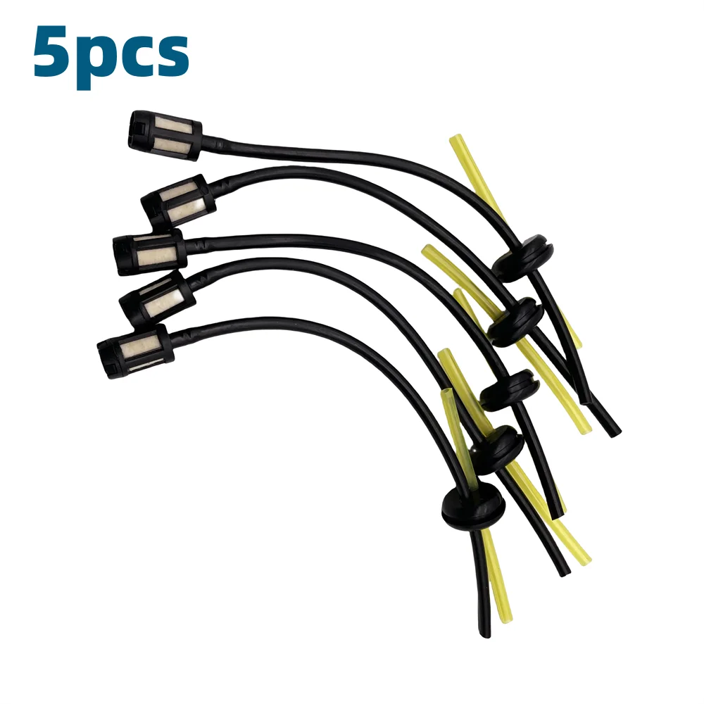 5 ชิ้นเครื่องตัดหญ้ากรองเบนซินท่อ Strimmer การใช้ท่อ Universal Grass Trimmer การใช้สายการใช้ชุดกรอง