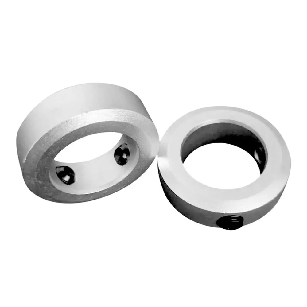 1Pcs Aluminum Alloy Fixed Locking Limit Ring 6-30mm Diameter Stop Screw Type Shaft Collar with Screws Retainer Locator