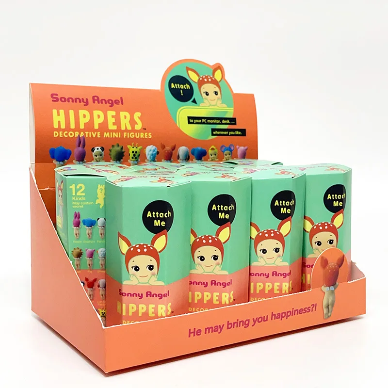 Sonny Angel Hippers Tier Blind Box Serie Heilung Trendy Auto Handy Ornamente Knödel Kinder Spielzeug Weihnachten Geschenk