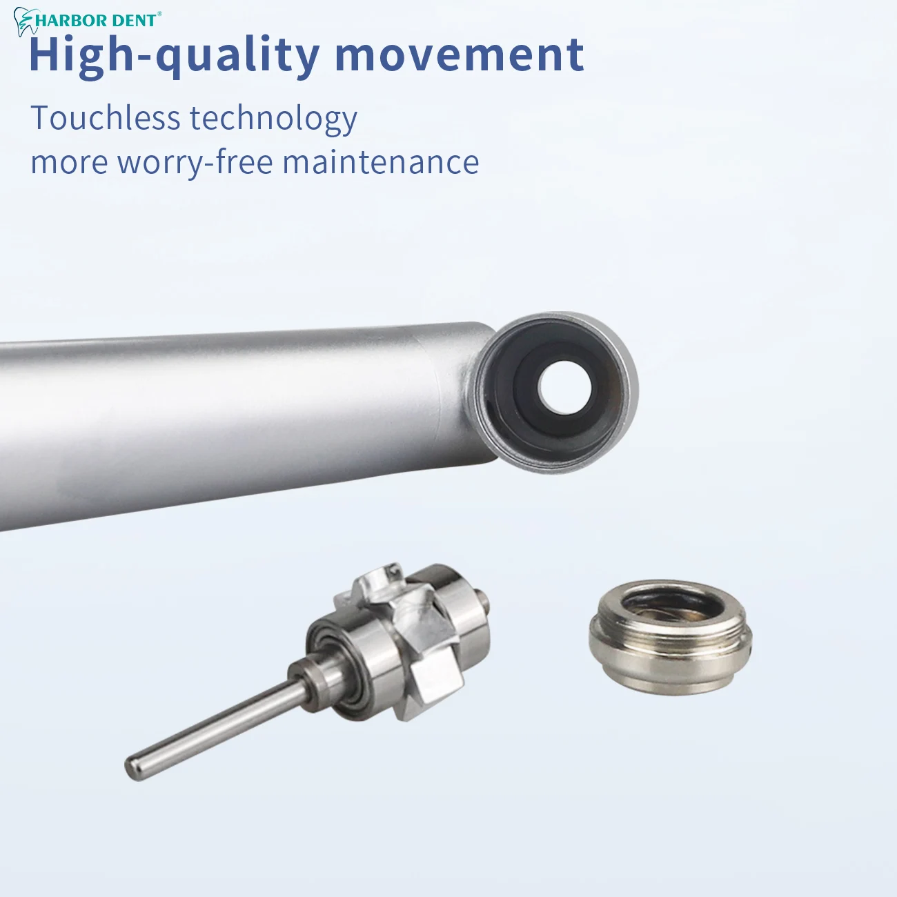 Dental 45 Degree Surgical High Speed Handpiece E-generator Integrated Push Button Handpiece Single Water Spray