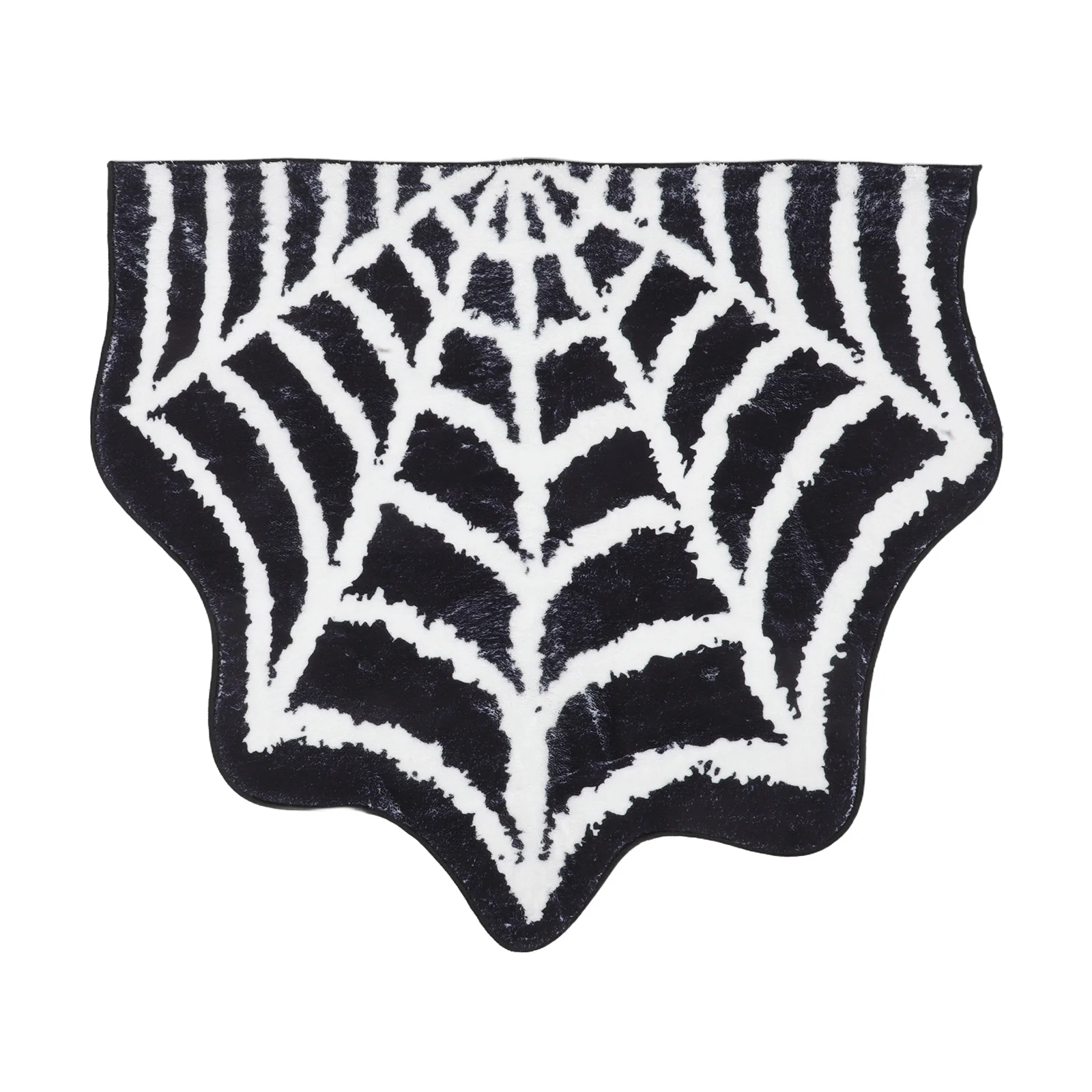 

Halloween Spiderweb Area Rug Washable Spooky Door Mat Non-Slip Absorbent Floor Mat for Bathroom Kitchen Indoor Outdoor Use