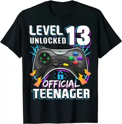 Level 13 Unlocked Official Teenager Video Game 13th Birthday T-Shirt