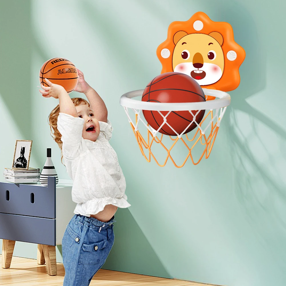 壁掛け式楽しいバスケットボールボードセット、バスケットボールフレーム、子供誕生日プレゼント、パンチフリーのバスケットボールスタンド、3歳以上幼児向け