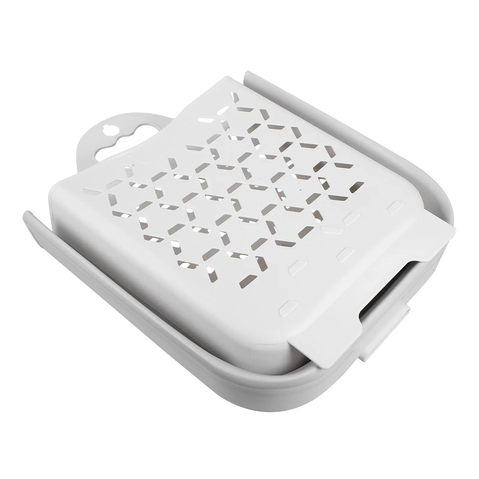 

Настенная корзина для белья, сверхпрочная, складная, для хранения одежды в ванной, компактный дизайн с ручкой для переноски