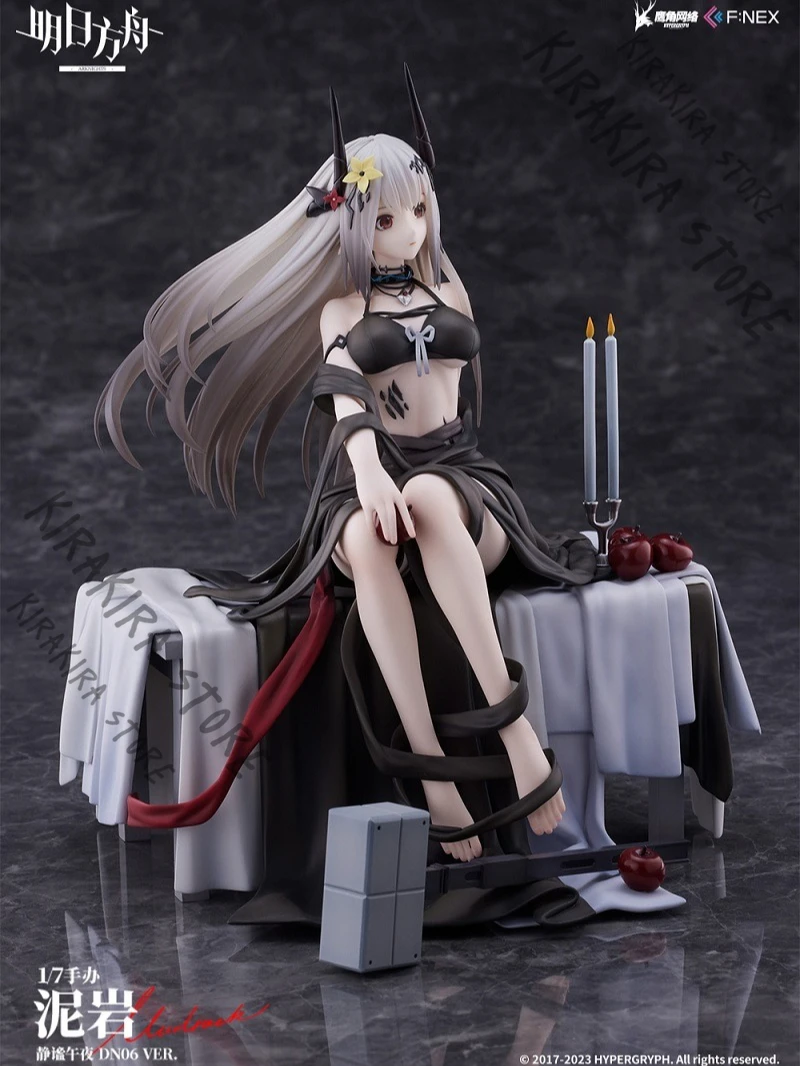 Arknights Mudrock 1/7 Maskot Cosplay Edisi Kolektor Patung Model Kit Anime Resmi Asli Ornamen Bermain Maumet