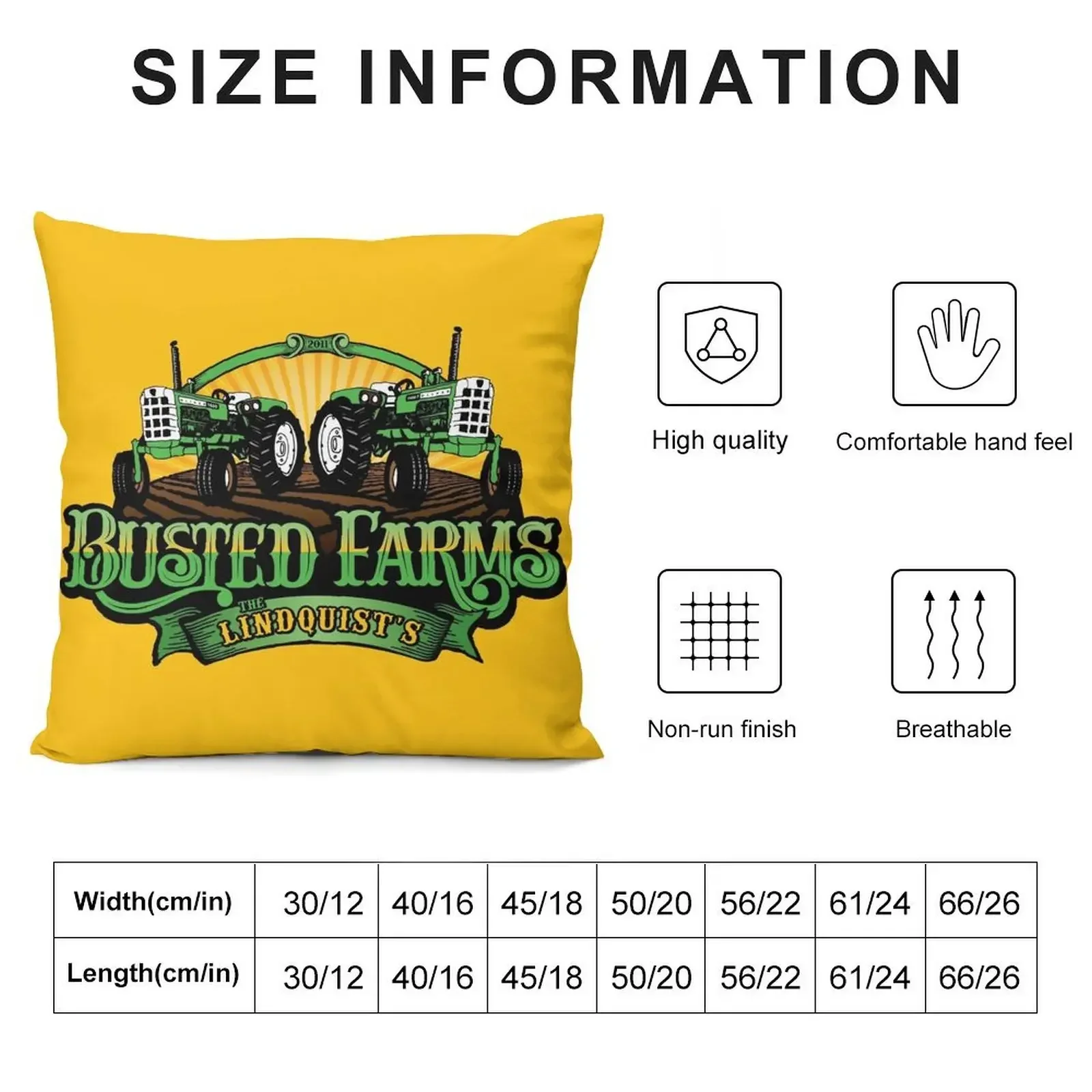 Busted Farms Throw Pillow pillow cover christmas christmas decorations for home 2025 Sofa Decorative Covers pillow