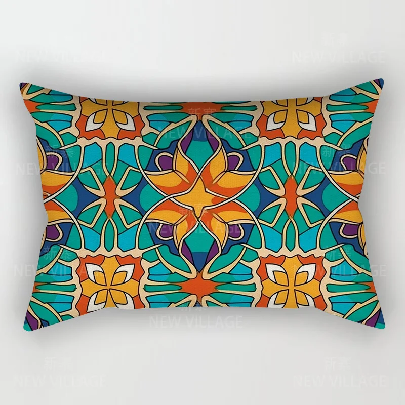 Funda de almohada moderna para decoración del hogar, cubierta de cojín de 30x50cm, 40x60cm, 50x70cm con patrón geométrico para dormitorio y cama