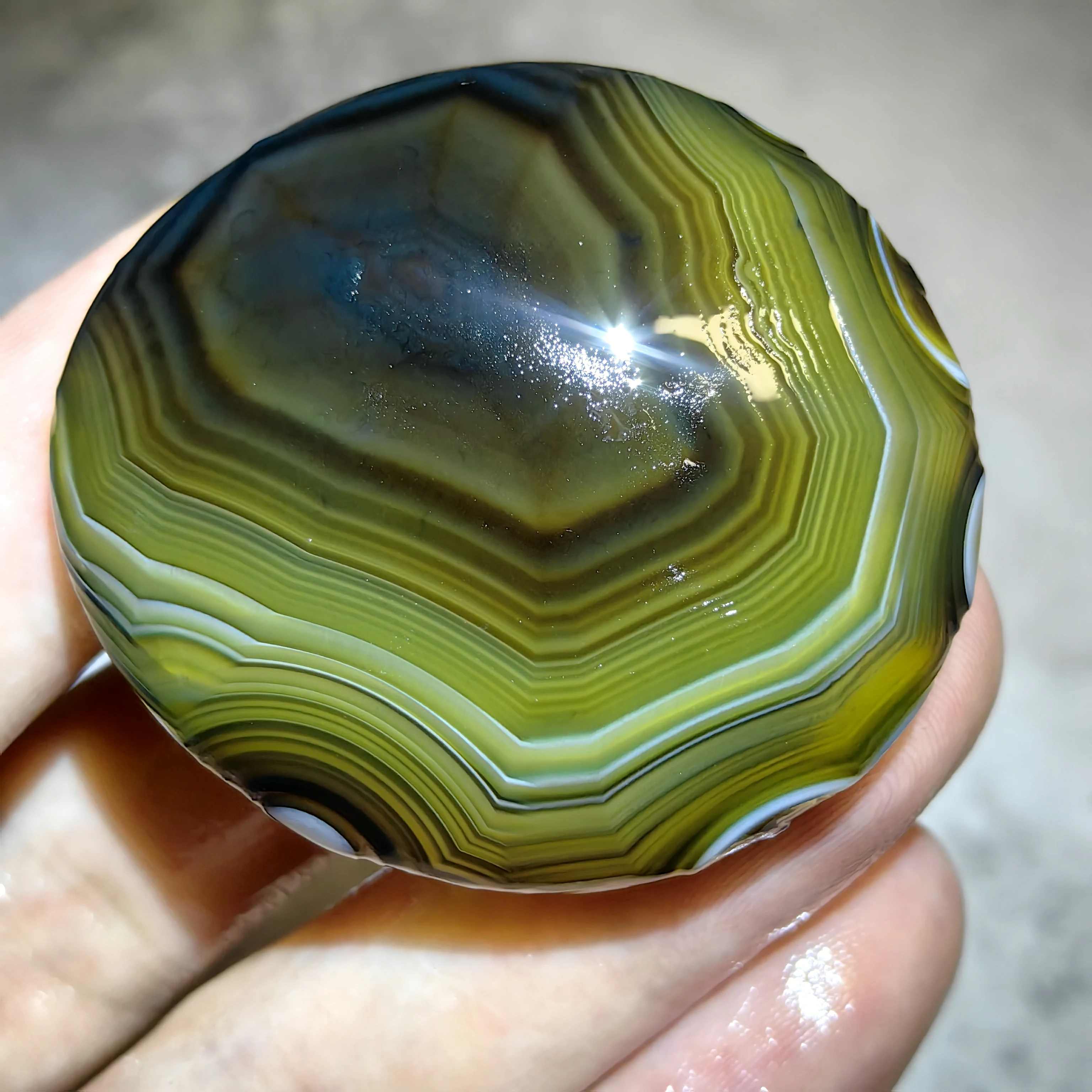 Pure  Natural Divine Eye Agate Eye Texture Agate for DIY Jewelry, Stress Relief Spiritual Defense & Blocking Negative