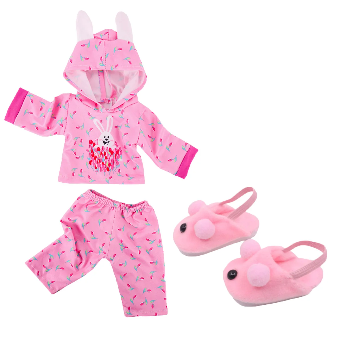 Pijamas y Zapatos para Muñecas Americanas de 18 Pulgadas, Ropa y Accesorios para Muñecas de 43 cm, Nenuco de 42 cm