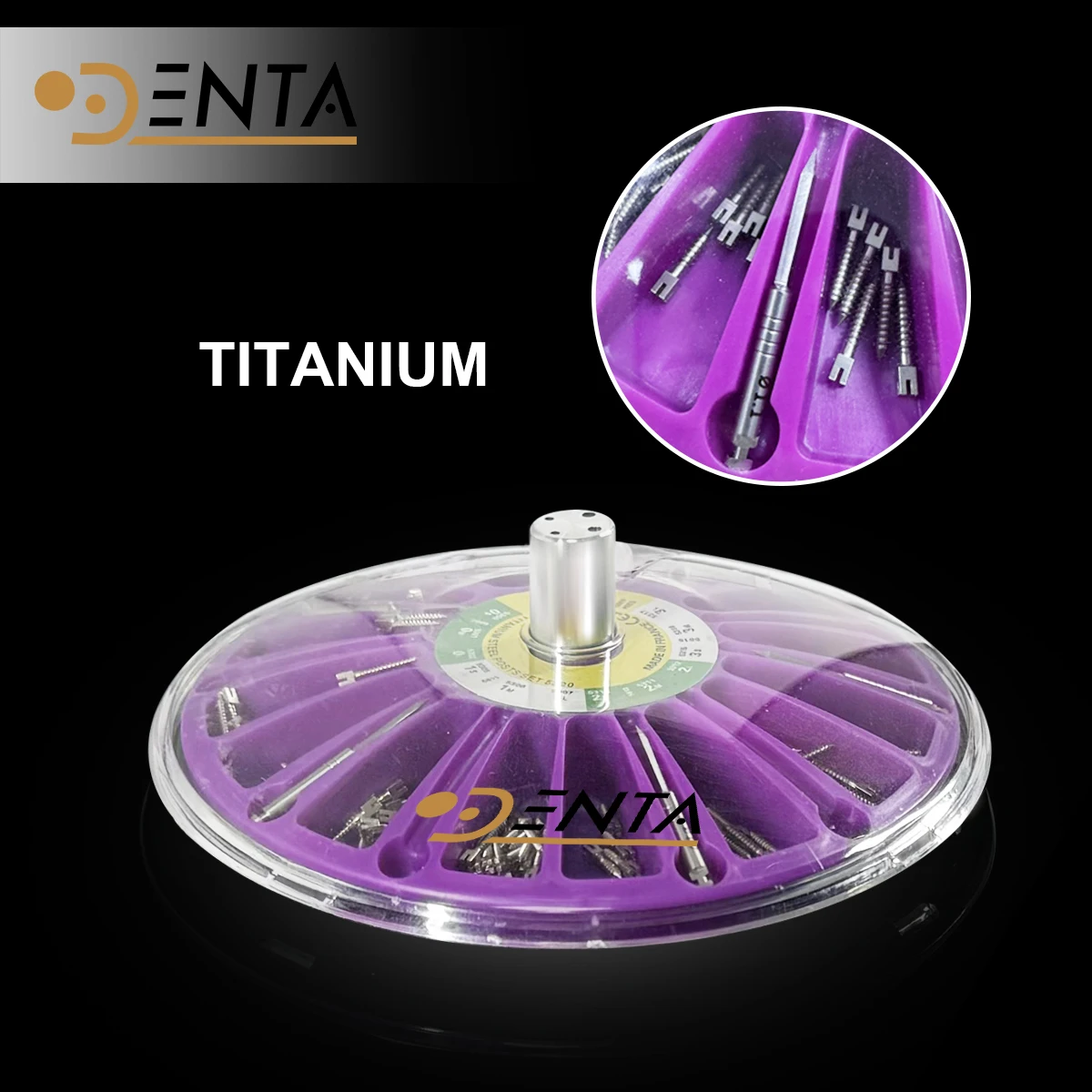120PCS High Quality Corrosion Resistant Dental Screw Post - Stainless Steel Pure Titanium Endodontic Root Canal Pins