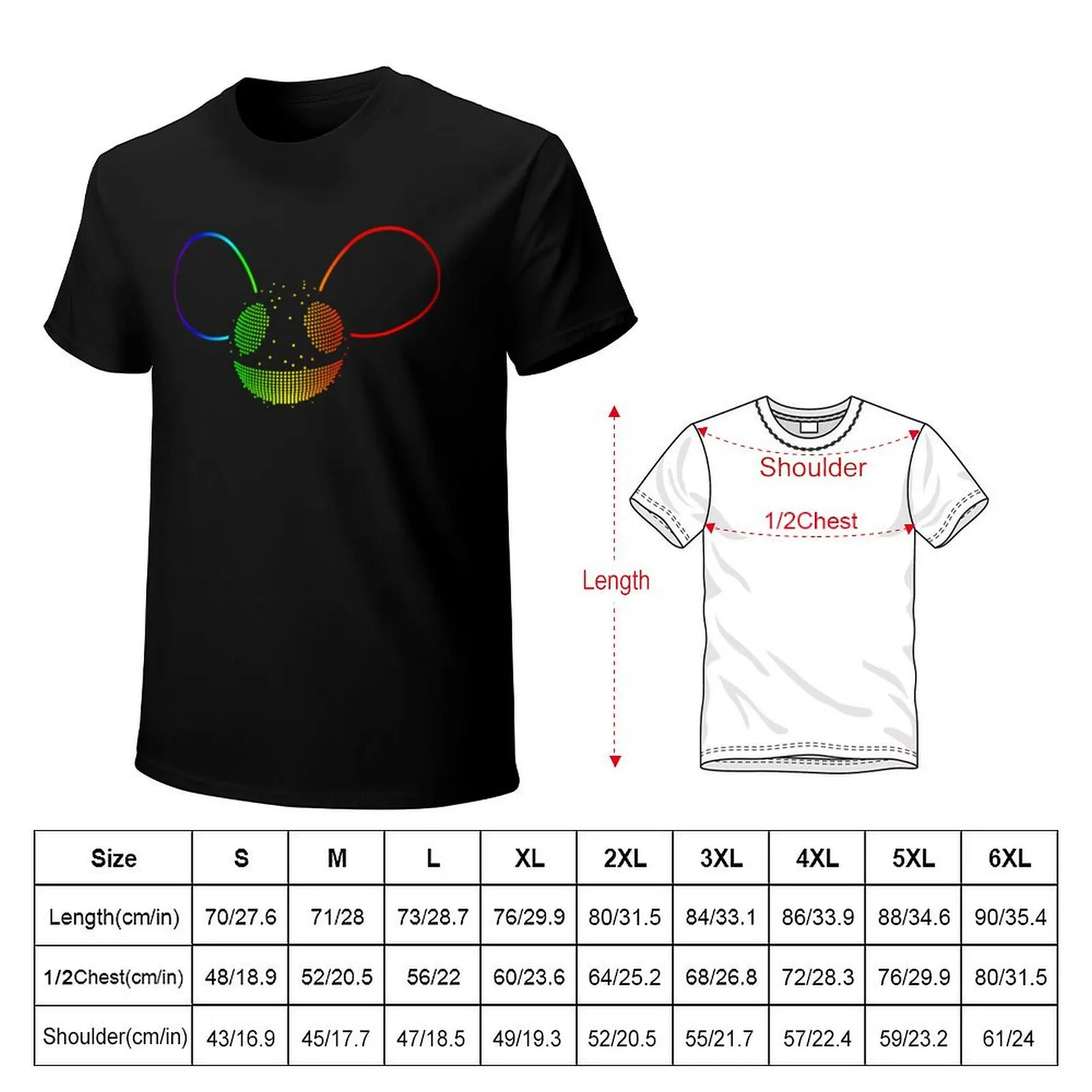 deadmau5 T-Shirt man clothes quick drying quick-drying shirts graphic tee mens graphic t-shirts big and tall