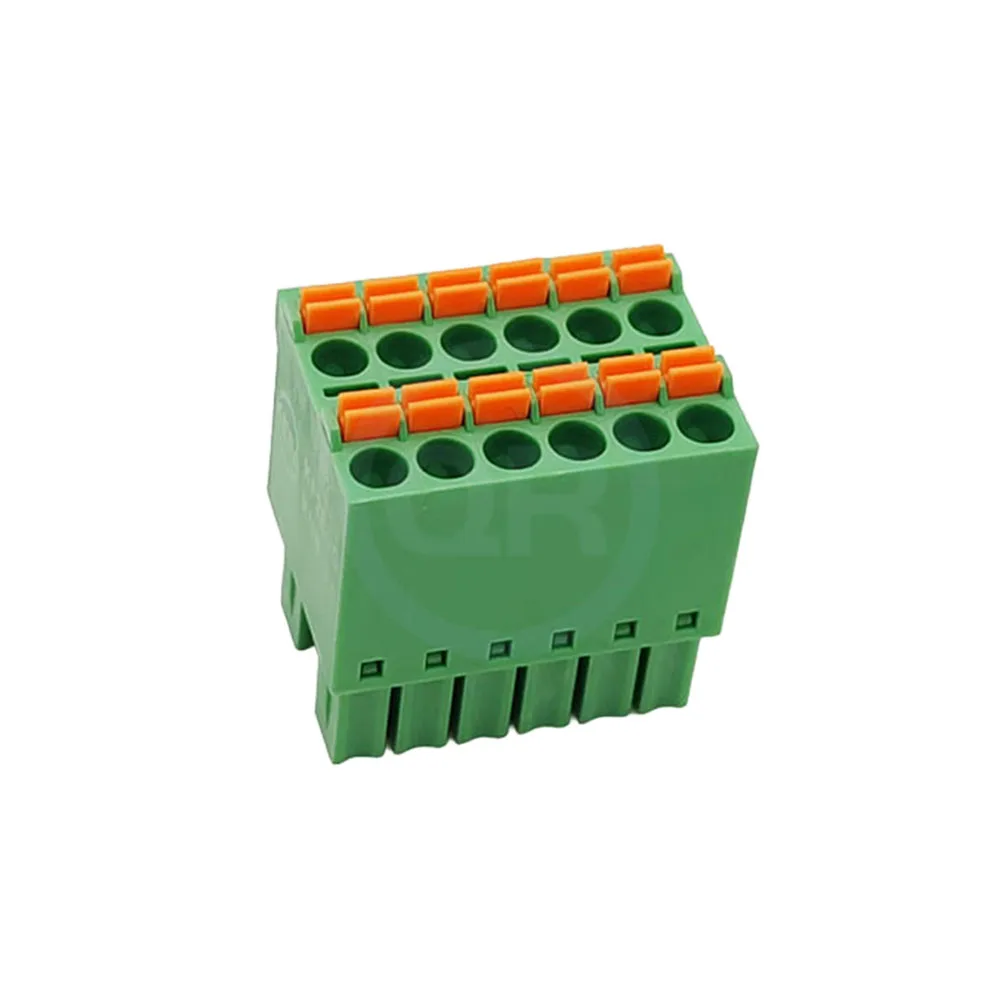 (1 Piece) KF 2EDGKNH 3.5mm 3.81mm Double Row Plug-in Terminals Screwless PCB Terminals 2*2P~2*20P 15EDGKNHC 3.5 / 3.81