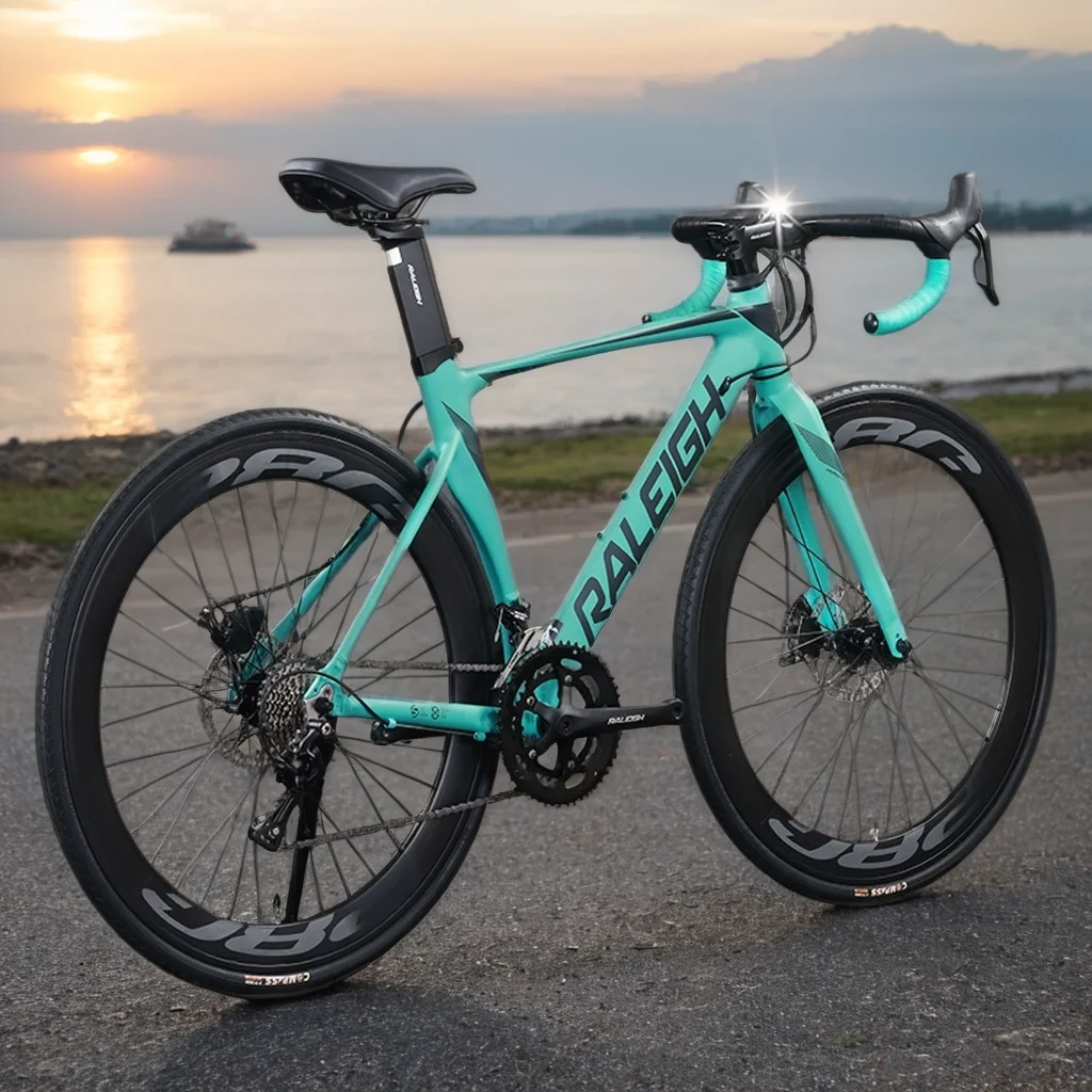 

28C*60mm Road Bike 18 Speed Line Pull Disc Brake Gravel Bike Quick Disassembly Lightweight Road Racing Bicicleta Teenager Women