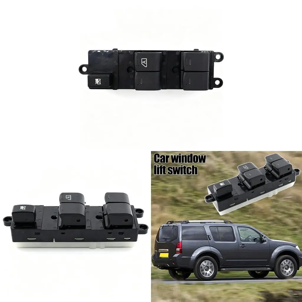 Black Right Hand Drive Window Lift Control Button Body for Driver Door Repair, Integrated Control Switches Assembly 25401-BB65B