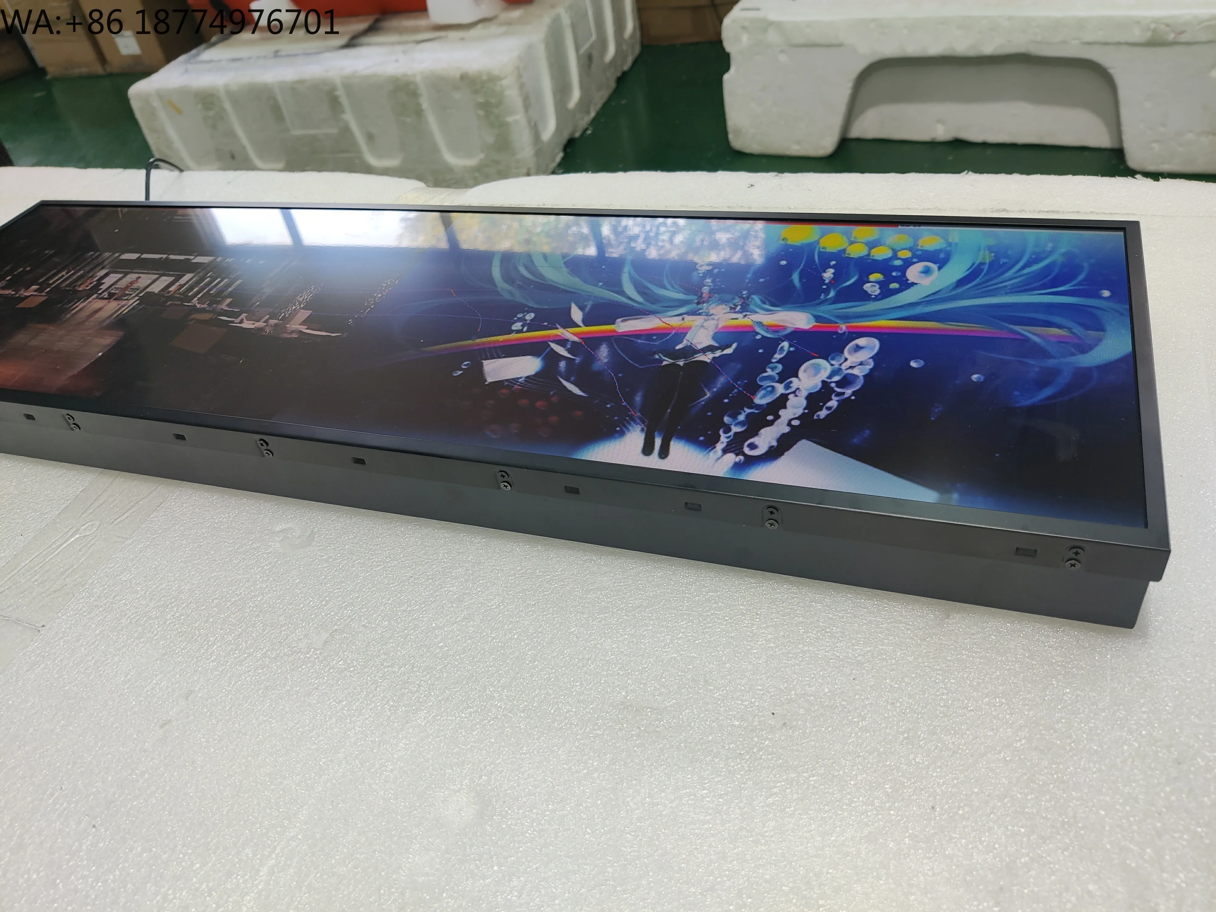 

29 Inches Ultra Wide Display Android Bar Digital Signage Stretched Screen LCD Display for Commercial Advertising Screen