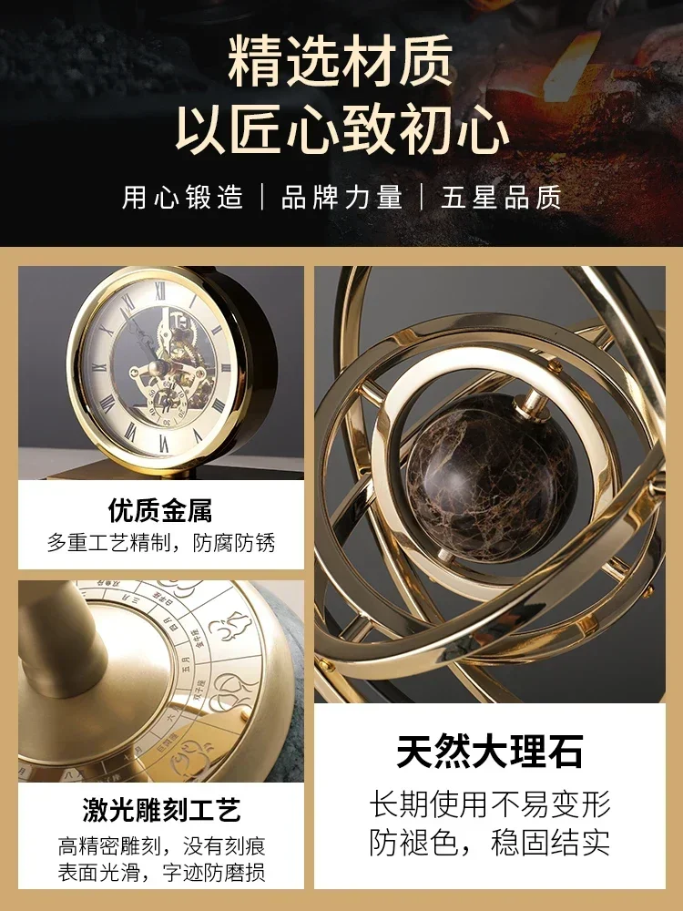 

Modern Luxury Globe Decorations for Living Room Foyer Office Desktop Home Furnishings - Elegant Leadership Decor