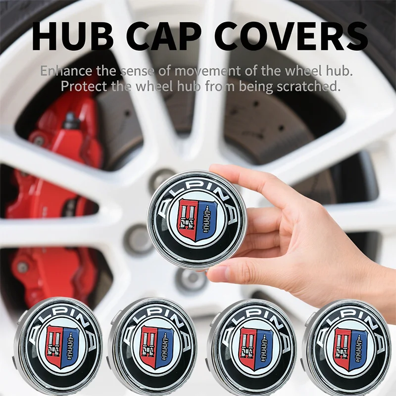 

Набор из 7 штук: эмблема на капот 81 мм, задний значок 72 мм, колпачки на колесные диски 68 мм, декоративные накладки для стайлинга ALPINA, автомобильные аксессуары