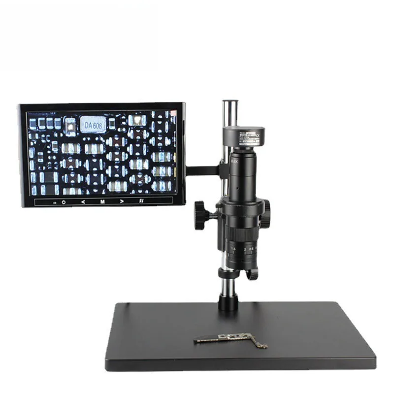 High Definition Digital Video Microscope Electronic CCD Magnifier for PCB Phone Repair Soldering Inspection Professional Zoom