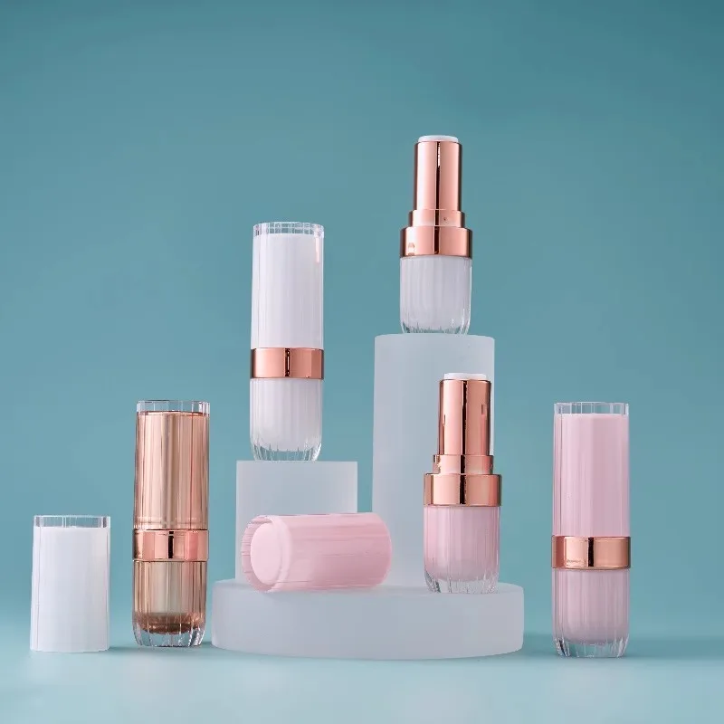 

Wholesale 12.1mm Spot Lipstick Tube Empty Tube Round Internal Spray Buckle Lipstick Bottles Cosmetic Packaging Refillable Bottle