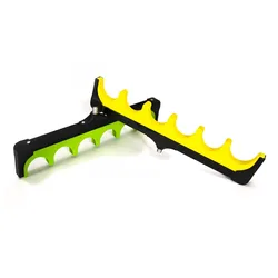 10 Holes Fishing Rod Holders Sea Rod Eva Turret Universal Section Crossbar Bracket Big Thing Rod Ground Plug Holder Random Color
