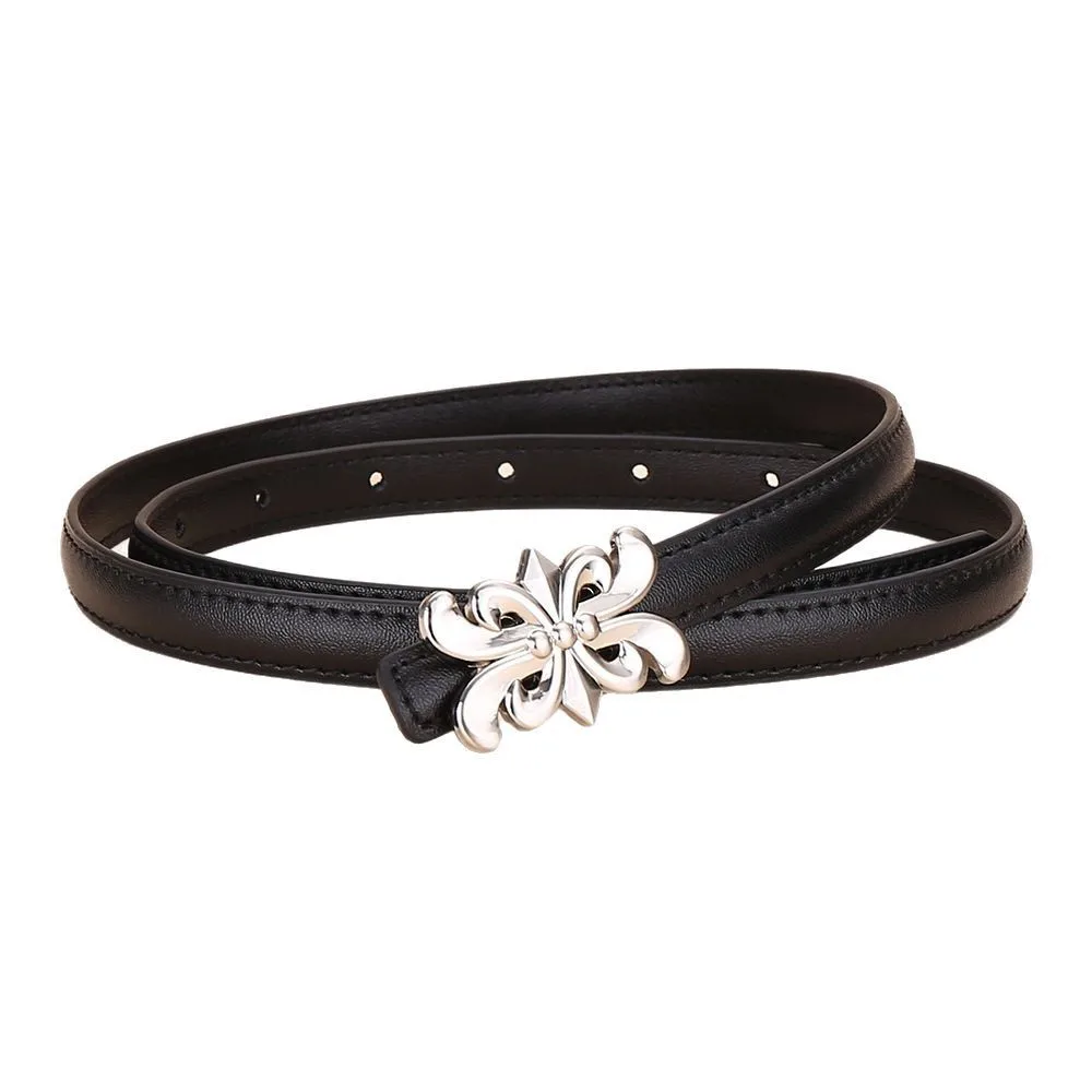 جديد جلد البقر حزام المرأة الجلود تنوعا فستان السراويل حزام رقيقة حزام المرأة الراقية الرجعية الموضة