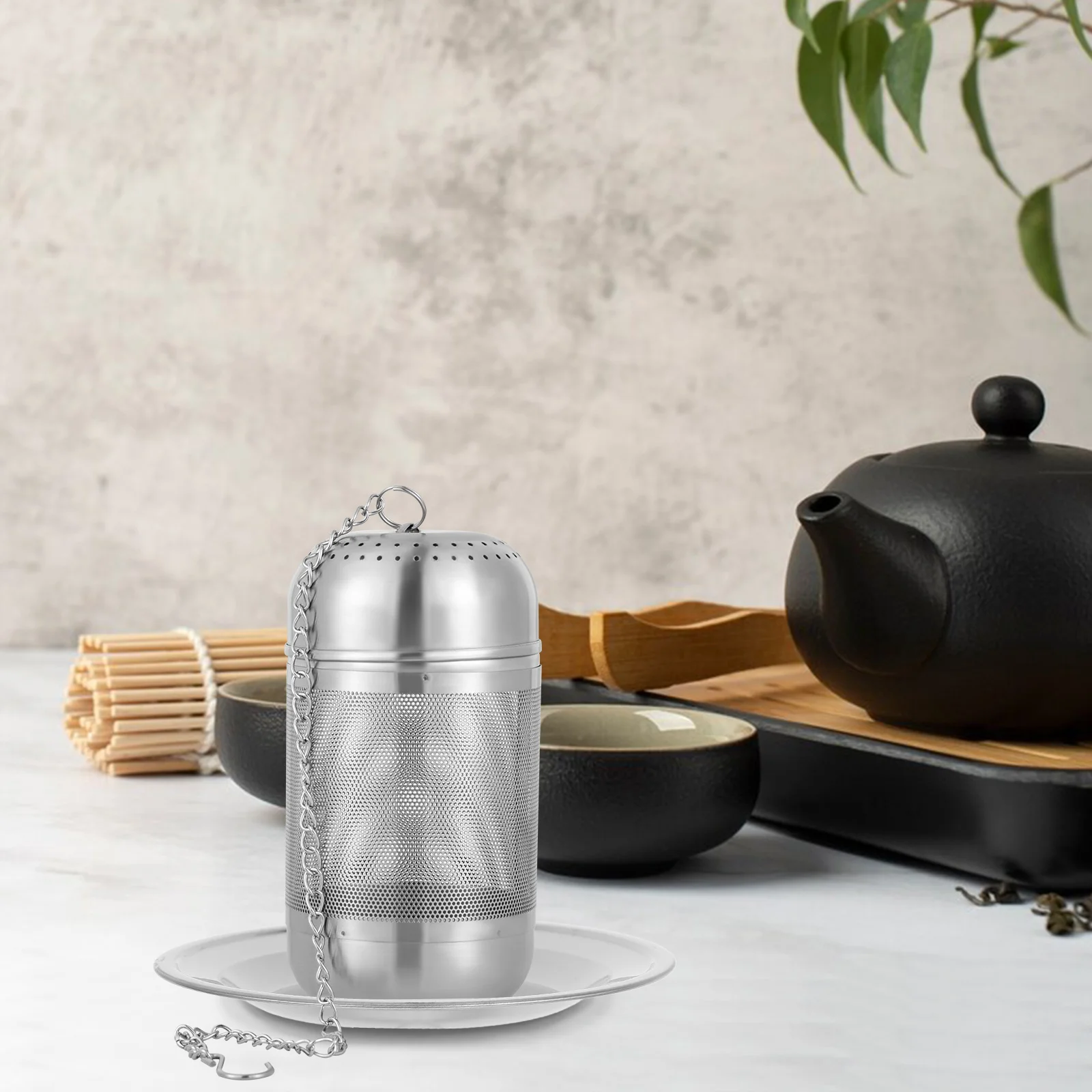

Tea Bag Saucer 410 Stainless Steel Round Household Tray Metal Plate Coaster Drip Free Tea Bag Holder Storage Organizer For Bags