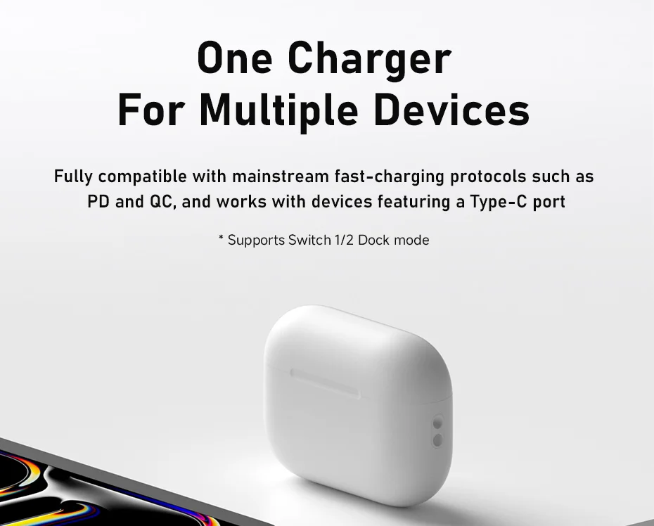 Hagibis 70W GaN USB-C Charger with Retractable Cable and Display