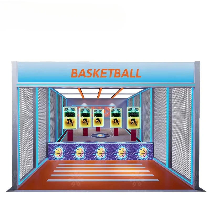 New Coin Operated Basketball Shooting Simulator Arcade Machine Video Ball Shooting Game