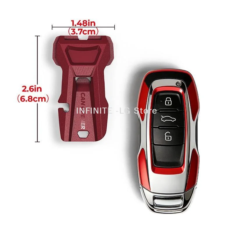 1Pc Color Beverage Can Opener With Protective Cover Plastic Tab Can Openers Reusable Easy Can Opener Kitchen ToolINFINITE -LG