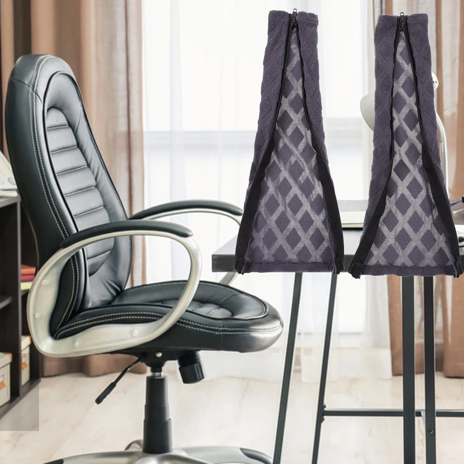 

2Pcs Elastic Office Chair Armrest Sleeves Protective Covers Stretchy Slipcovers for Gaming Chair Computer Armrest