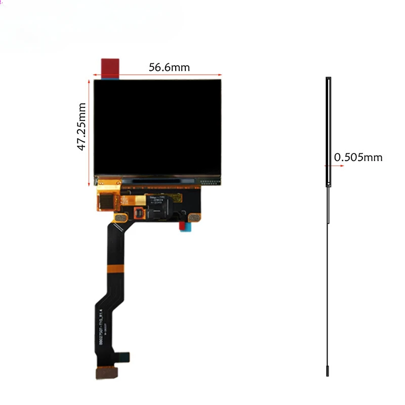 FOR 2.7 inch 800 * 600AMOLED LCD screen MIPI 420 brightness handheld end point touch screen