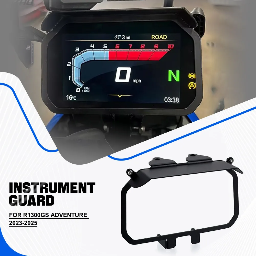 

R1300GS Adventure 2023-2025 2024 Dashboard Screen Protector TFT Display Anti Theft Bracket Sun Visor R 1300 GS Instrument Cover
