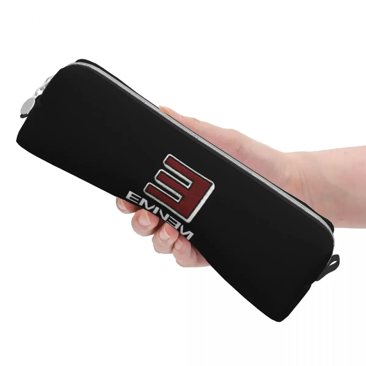 أزياء ايمينيم مغني الراب الراب الله مقلمة المدرسة القديمة الموسيقى pencelcases صندوق القلم للفتيات الفتيان حقيبة الطلاب القرطاسية المدرسية #3