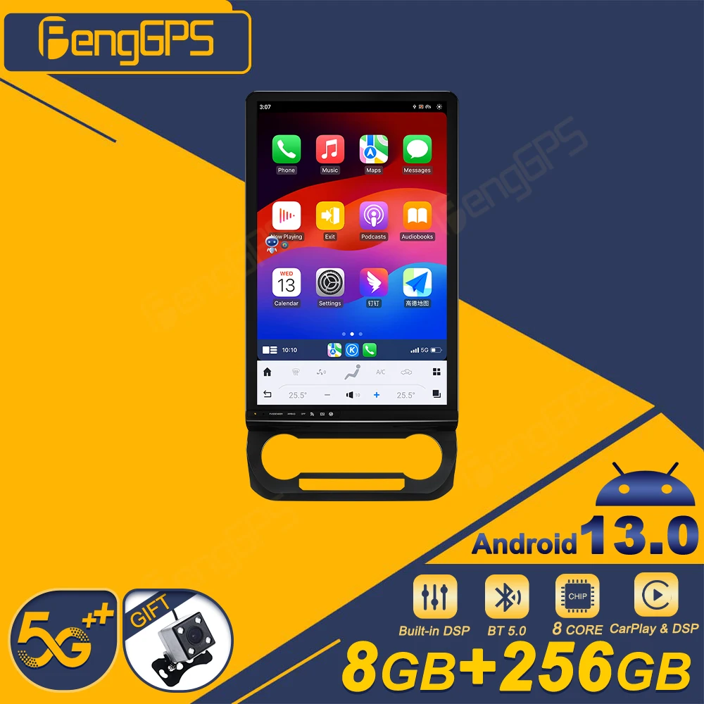 

16.8 Inch Android 13 CarPlay Car Radio For Ford Expedition 2018-2021 Touch Screen Multimedia Player GPS Navigation DSP BT 4G