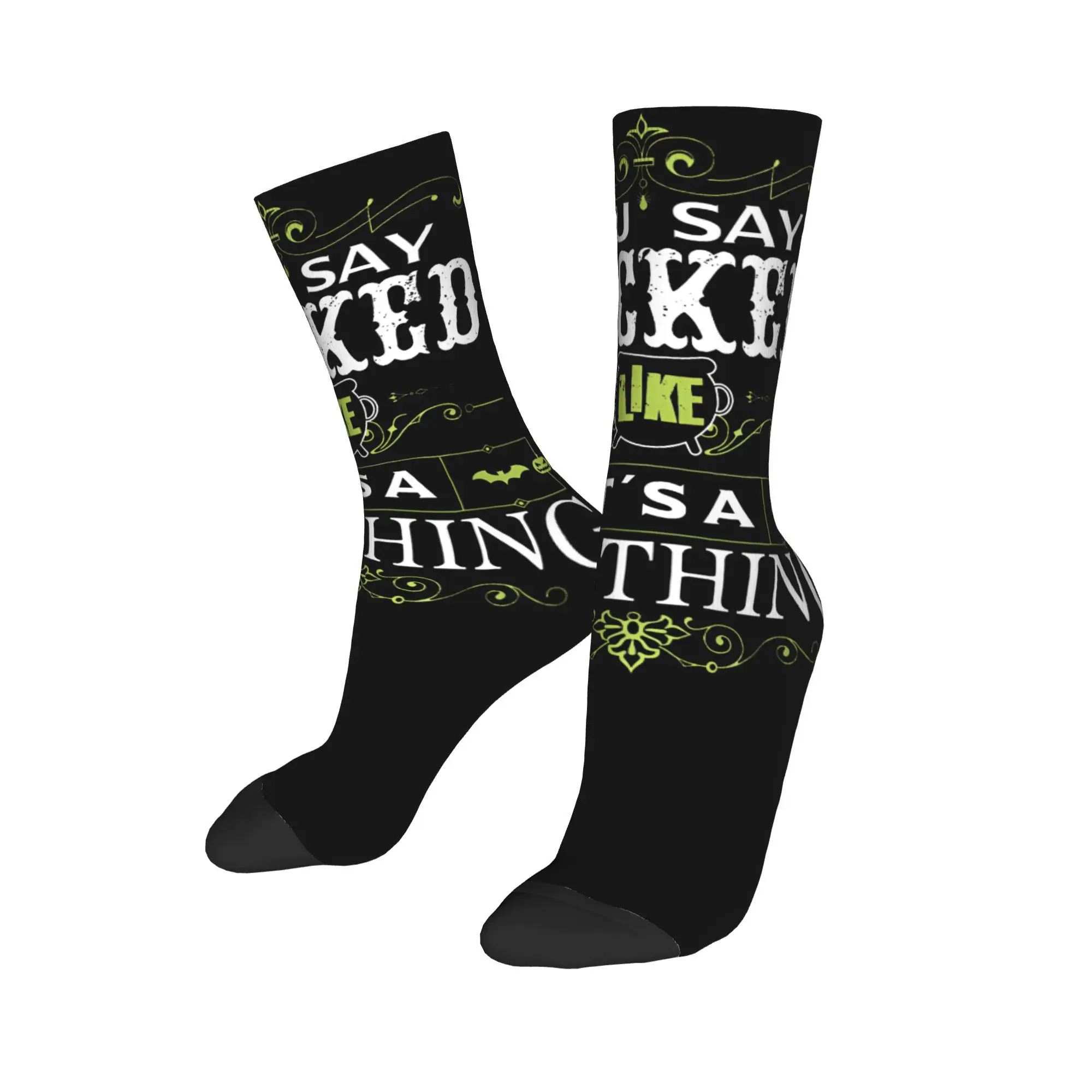 Unisex You Say Wicked Like its a Bad Thing Halloween  Socks Sweat Absorbing Fashion Musical Movie Socks Birthday Present