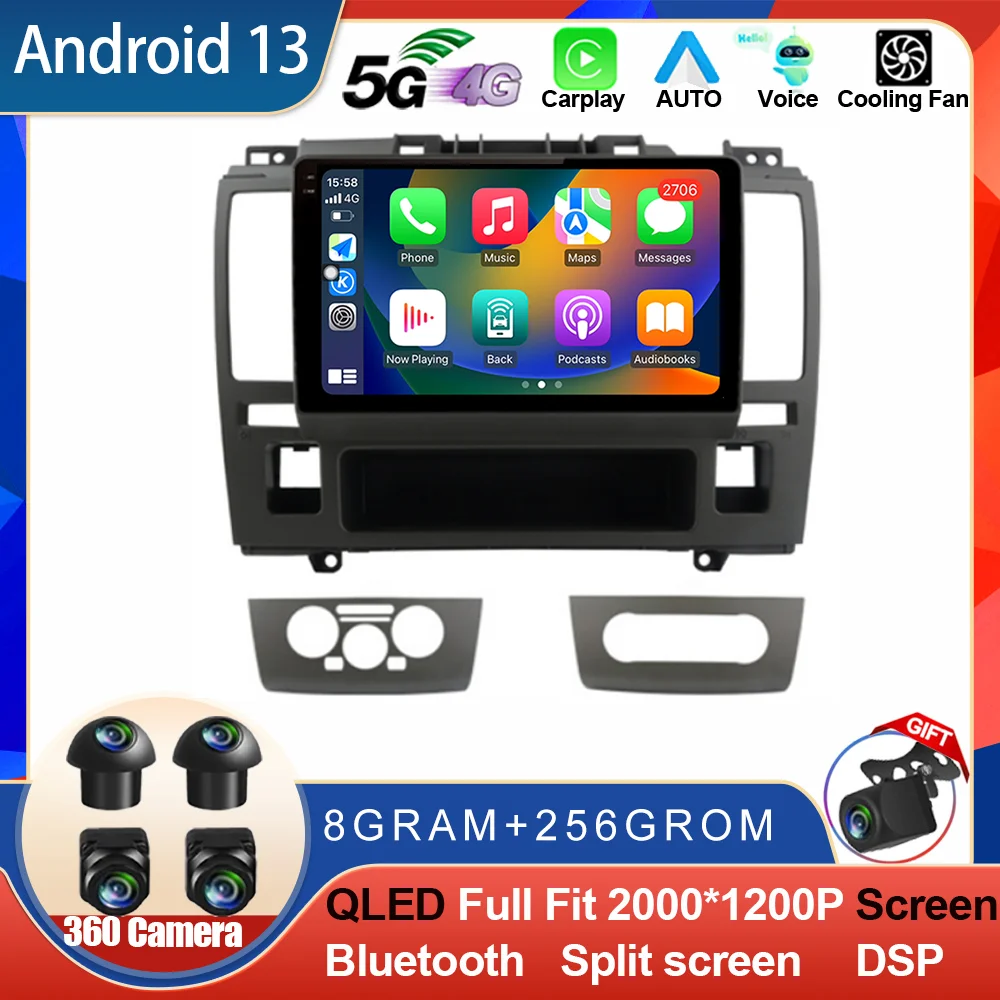 

Android 14 For Nissan Tiida C11 2004 - 2013 Car Radio 2din DSP Carplay Navi GPS Multimedia Video Player Stereo DVD 4G Wifi Auto